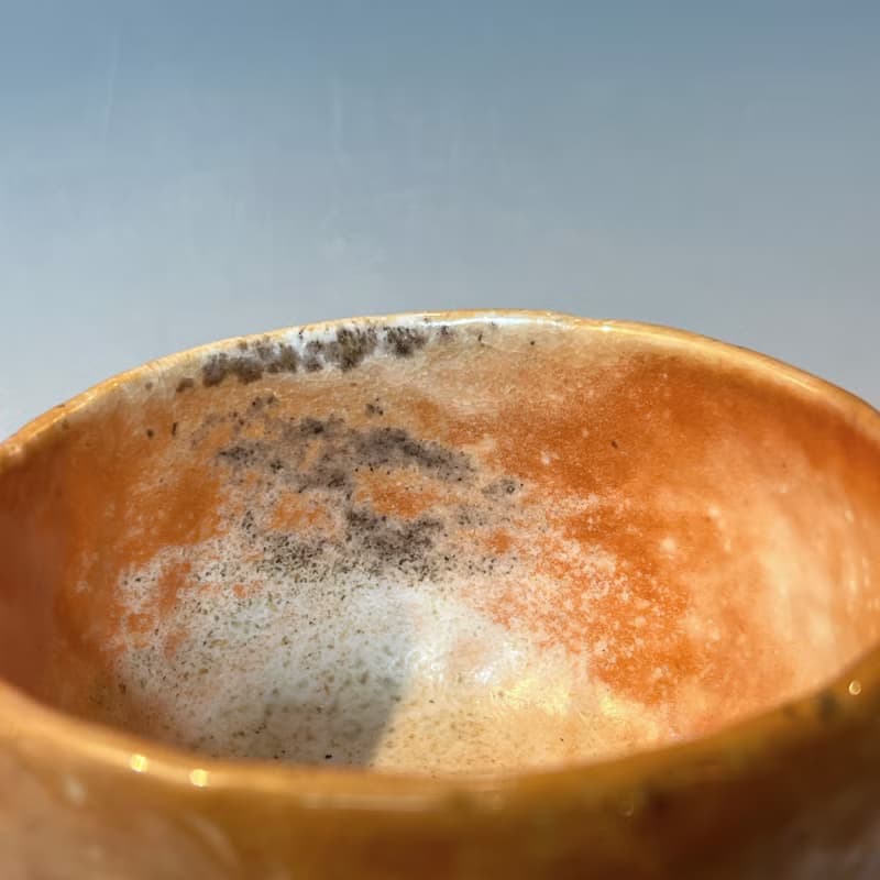 柴燒志野金彩茶碗 / 水方 / 小平凡手作