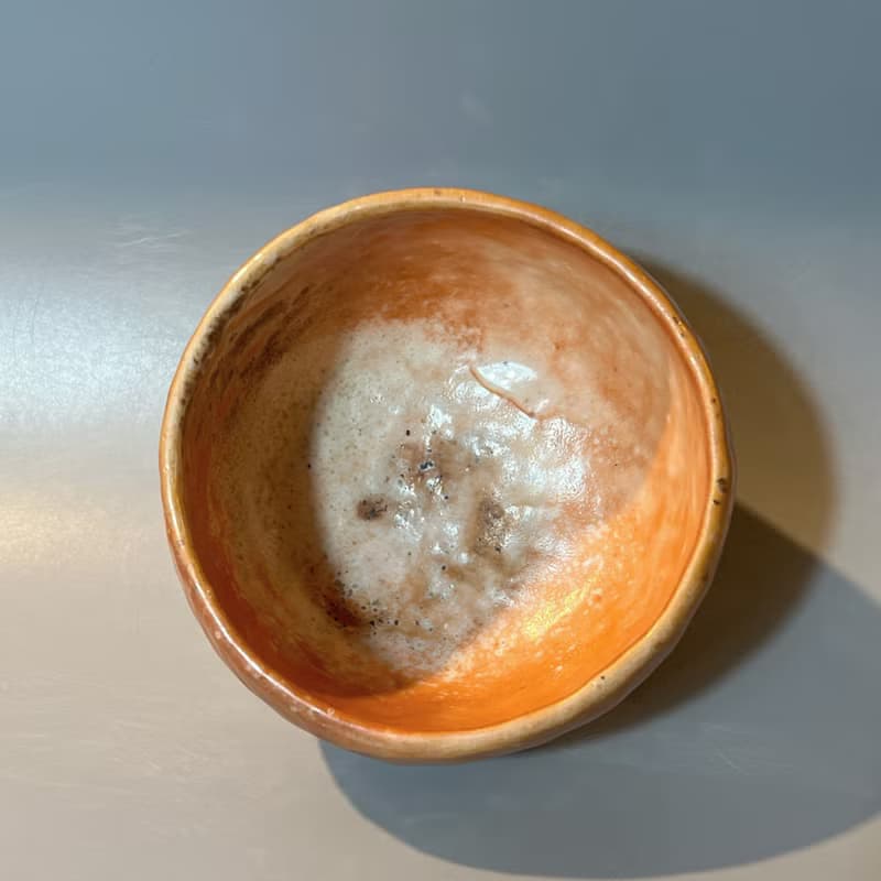 柴燒志野金彩茶碗 / 水方 / 小平凡手作