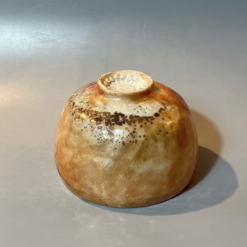 柴燒志野金彩茶碗 / 水方 / 小平凡手作