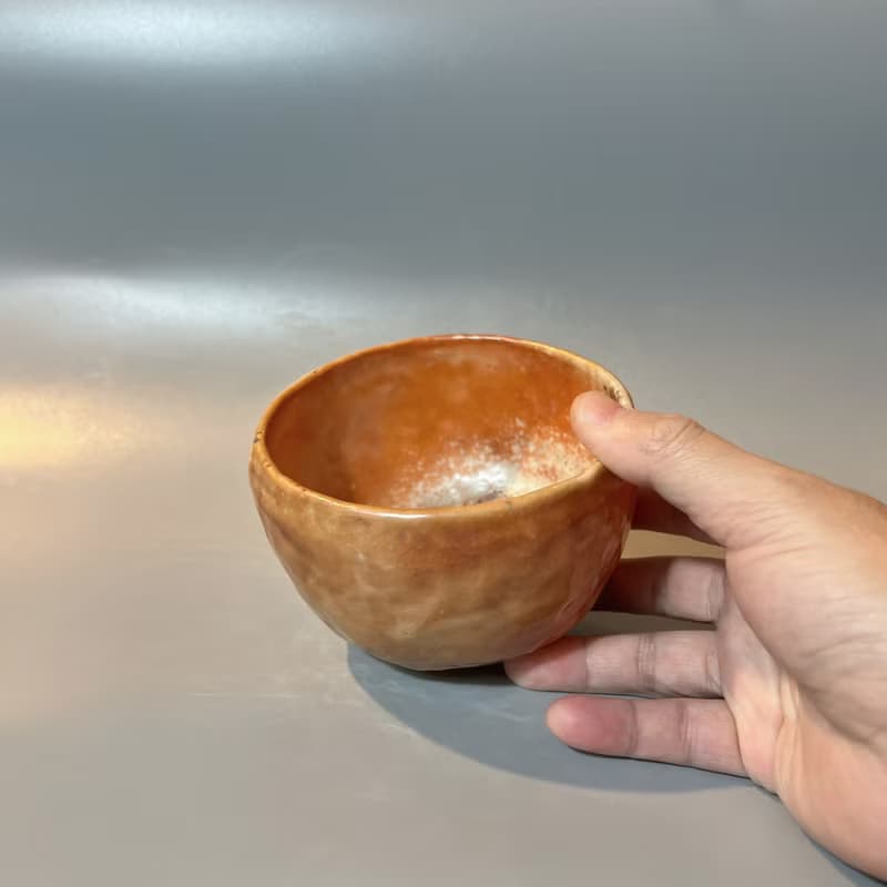 柴燒志野金彩茶碗 / 水方 / 小平凡手作