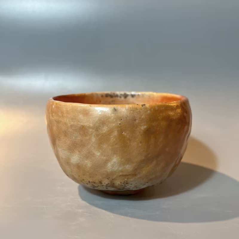 柴燒志野金彩茶碗 / 水方 / 小平凡手作