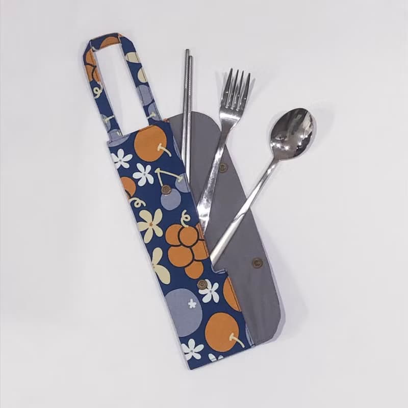 提把環保餐具套-花青素