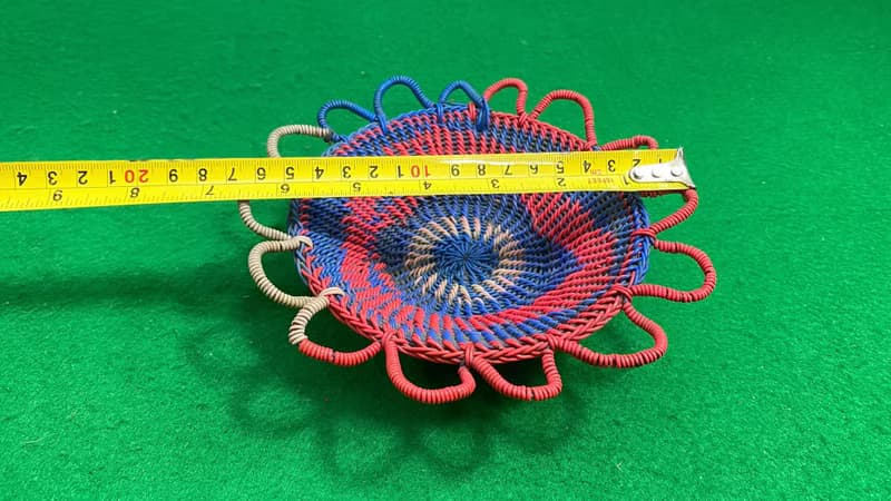 復古裝飾托盤水果籃圓形乾拼盤麵包托盤