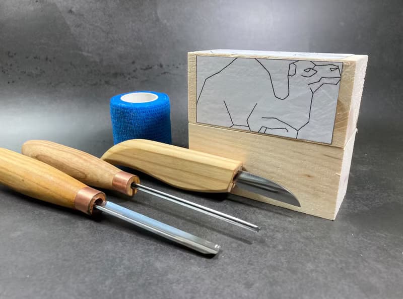 DIY 手作雕刻材料包-駱駝