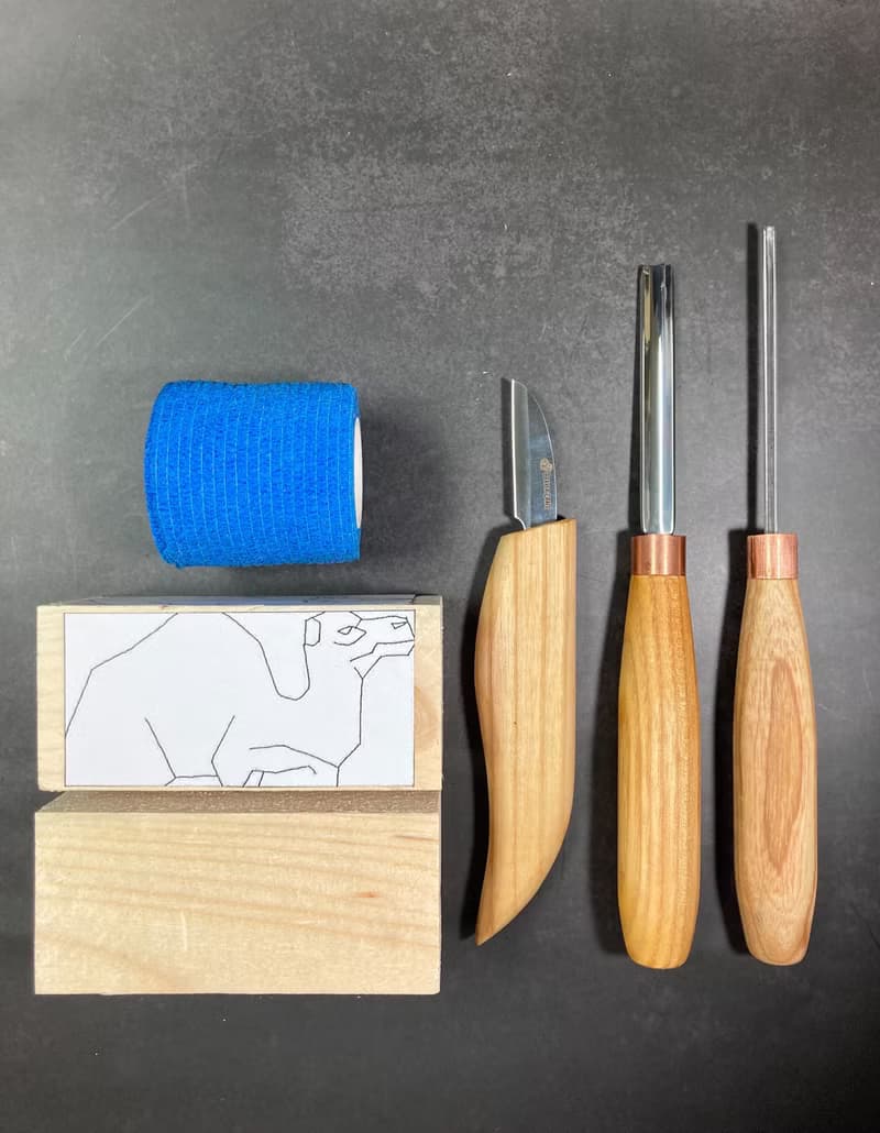 DIY 手作雕刻材料包-駱駝