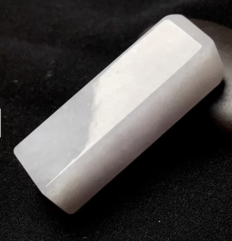 開運印章冰糯種紫羅蘭翡翠印章 | 天然緬甸玉翡翠A貨 | 送禮