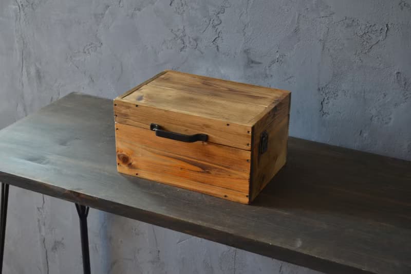 0310mito 木製ケース 日本産ひのきのトランクBOX Lサイズ