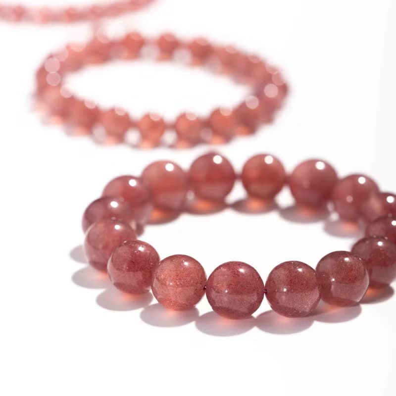 星光草莓晶手鍊 | 天然水晶禮物手鏈