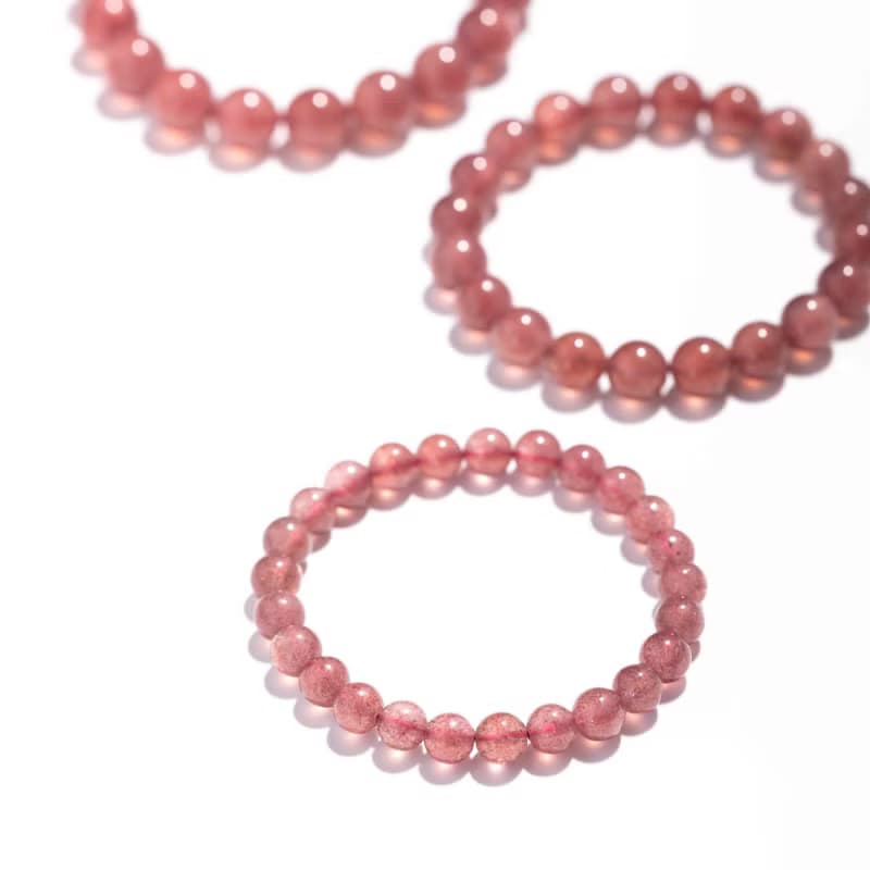 星光草莓晶手鍊 | 天然水晶禮物手鏈