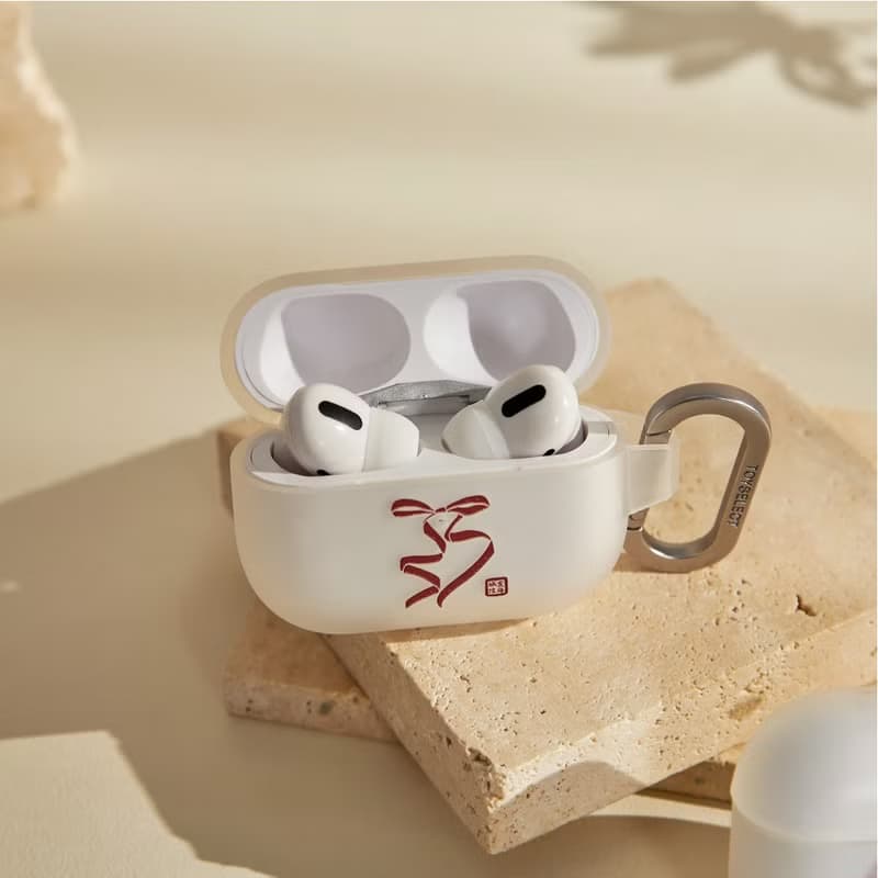 霞海城隍廟紅線蝴蝶結強悍防摔AirPods保護套