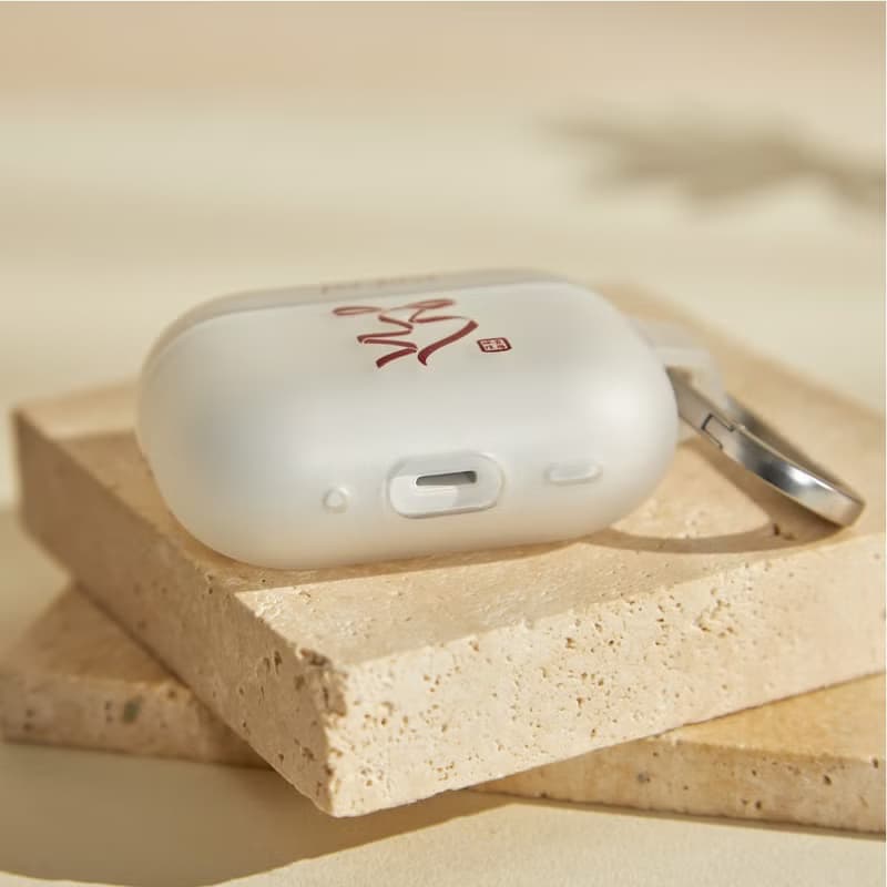 霞海城隍廟紅線蝴蝶結強悍防摔AirPods保護套