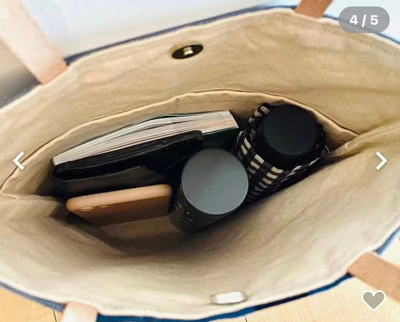 手繪水玉 皮革手把手提袋。內袋。名師設計布