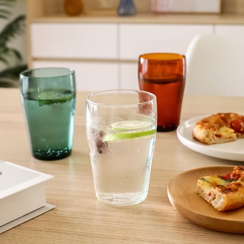400ml新台味color啤酒杯-清透/琥珀/湖綠