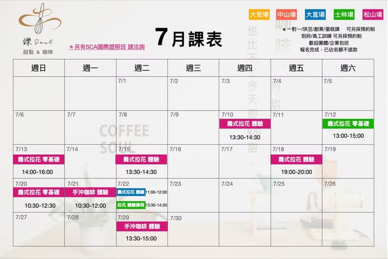 【體驗】台北松山 零基礎拉花課程 咖啡拉花 拿鐵 鑠咖啡 咖啡教學 課程