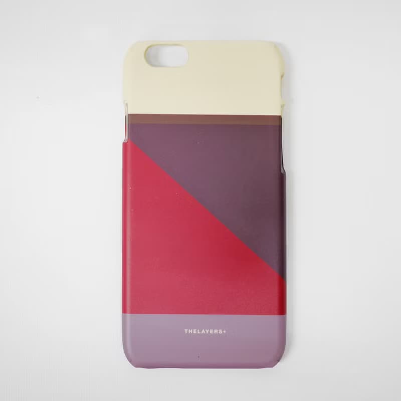 簡約酒紅 Graphic Print DARK COPPER Phone case 刻字原創手機殼