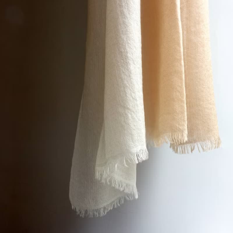 【月色大地】100% Cashmere・鑽石織・手染漸層・精品級羊絨披肩