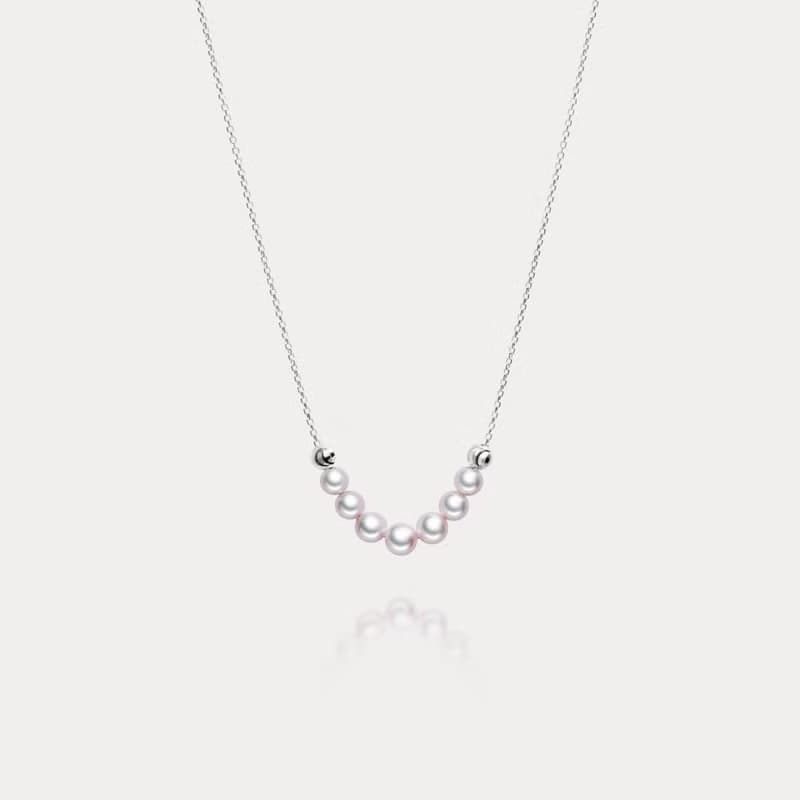 Sourire | 3.5-4mm 小微笑 日本Akoya海水珍珠18K項鍊