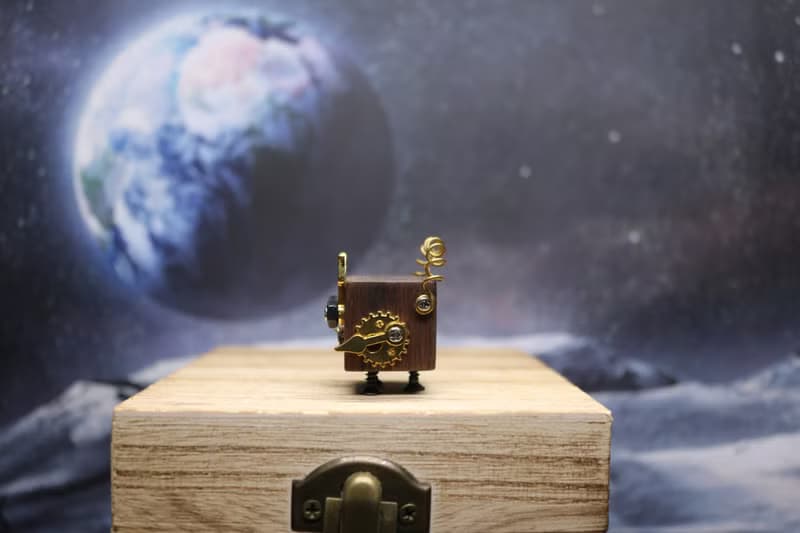 蒸汽庞克齿轮机器人/创意挂件钥匙扣项链/礼物交换