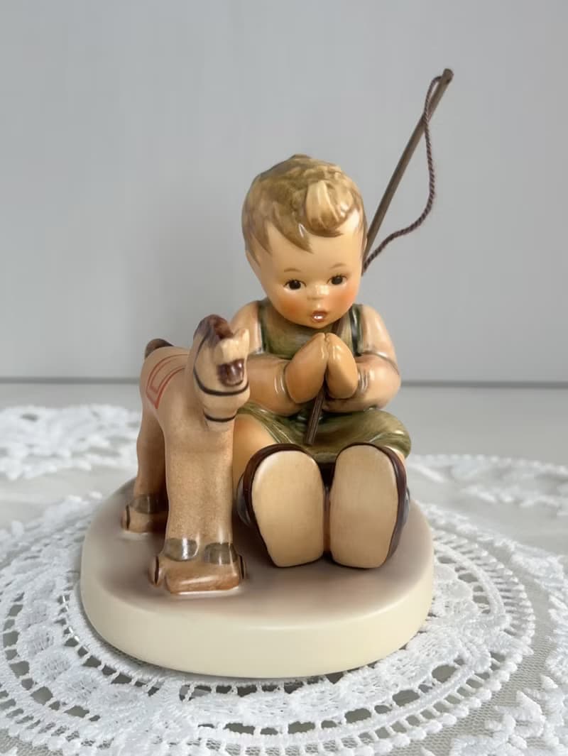 德國頂級瓷偶Hummel收藏中古手工手繪喜姆娃娃/一等品