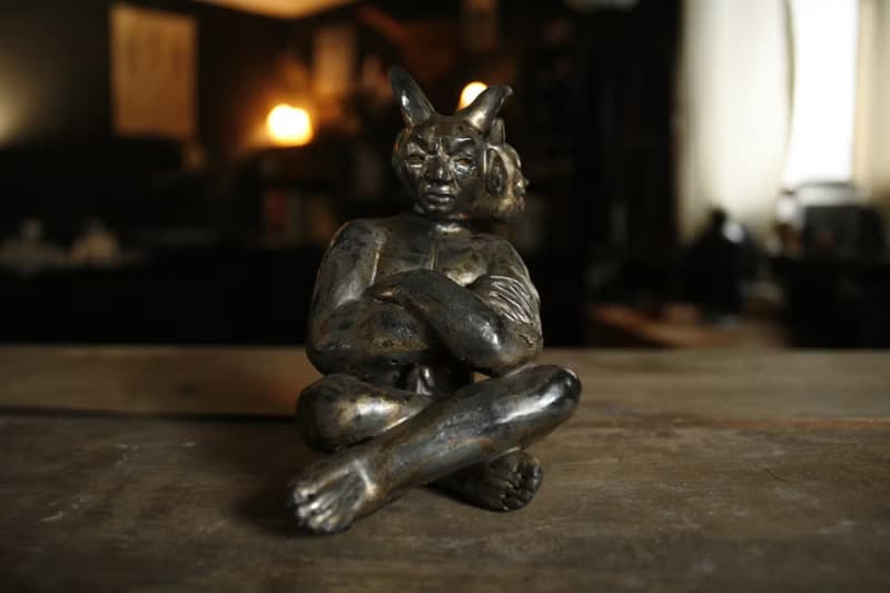 三重邪惡惡魔 (雕塑 陶瓷 收藏)
