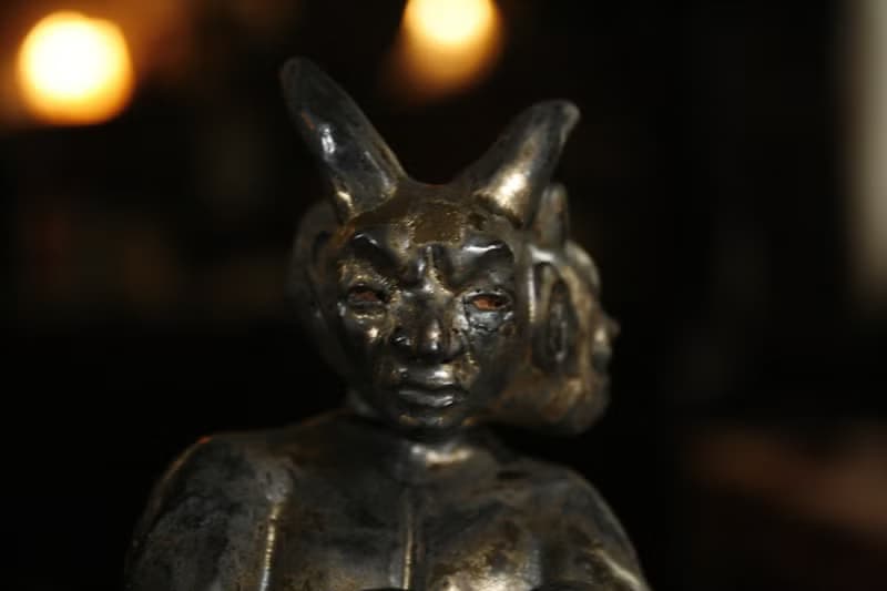 三重邪惡惡魔 (雕塑 陶瓷 收藏)