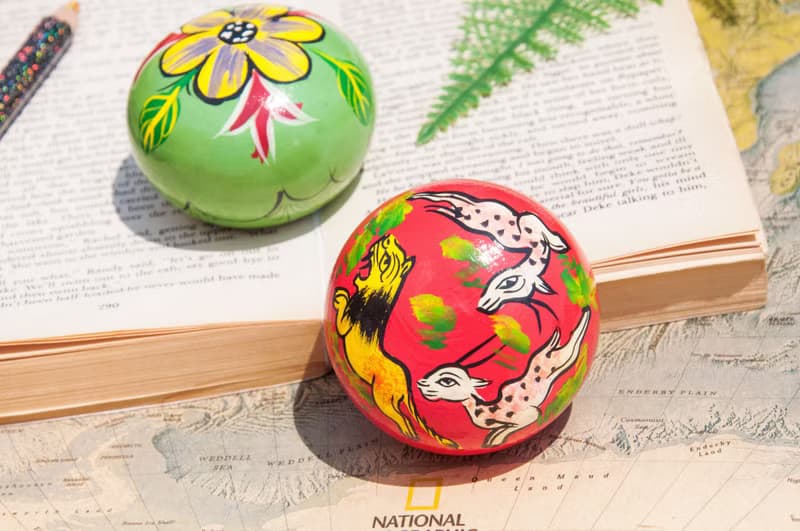 文房具 辦公室療癒 木質紙鎮/手繪紙鎮/紙鎮 Paperweight-森林花