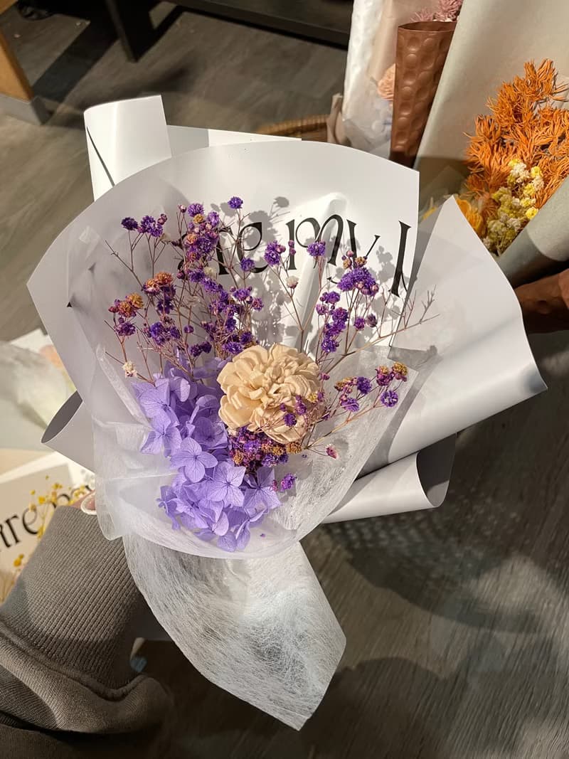 Time flower蒔花/乾燥花束/畢業季 畢業花束 情人節禮物 告白花束