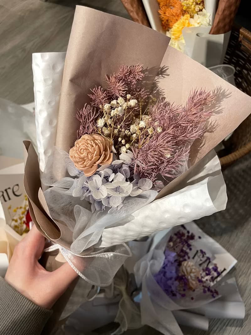 Time flower蒔花/乾燥花束/畢業季 畢業花束 情人節禮物 告白花束