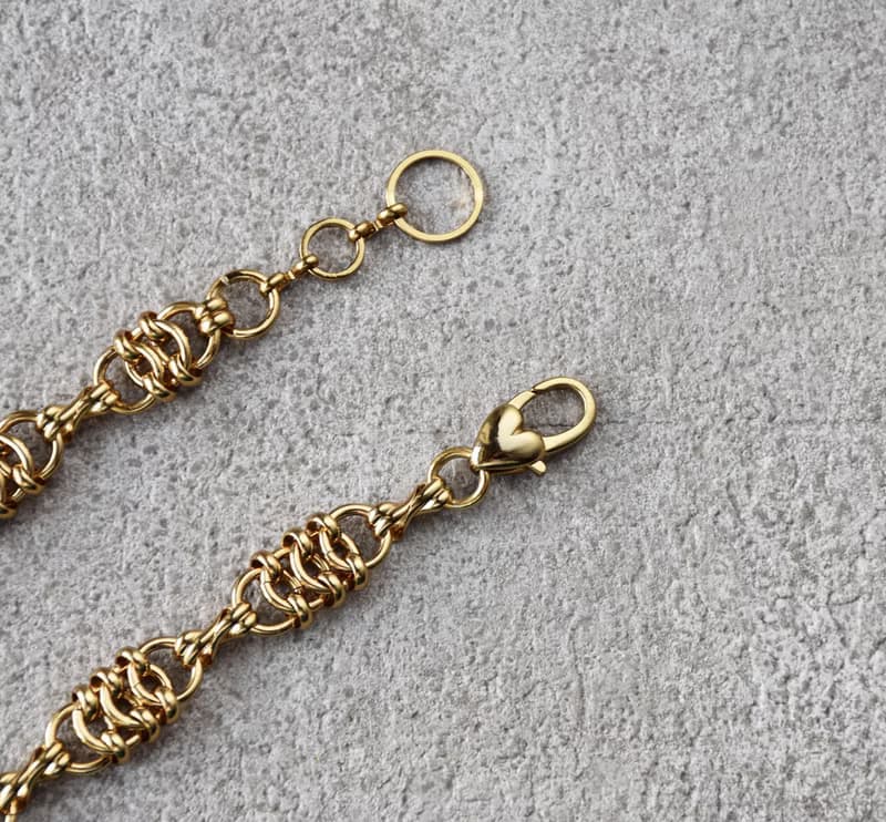 【秋冬新品】金色曼哈頓歐美風格短項鍊