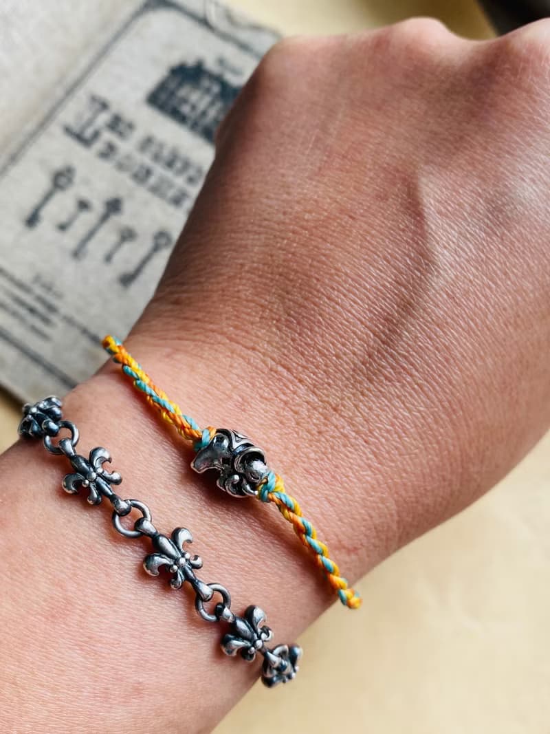 手捻系列 大象純銀編織手鍊 南美蠟線編織