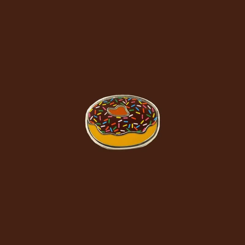 CHOCO DONUT PIN BADGE BROOCH