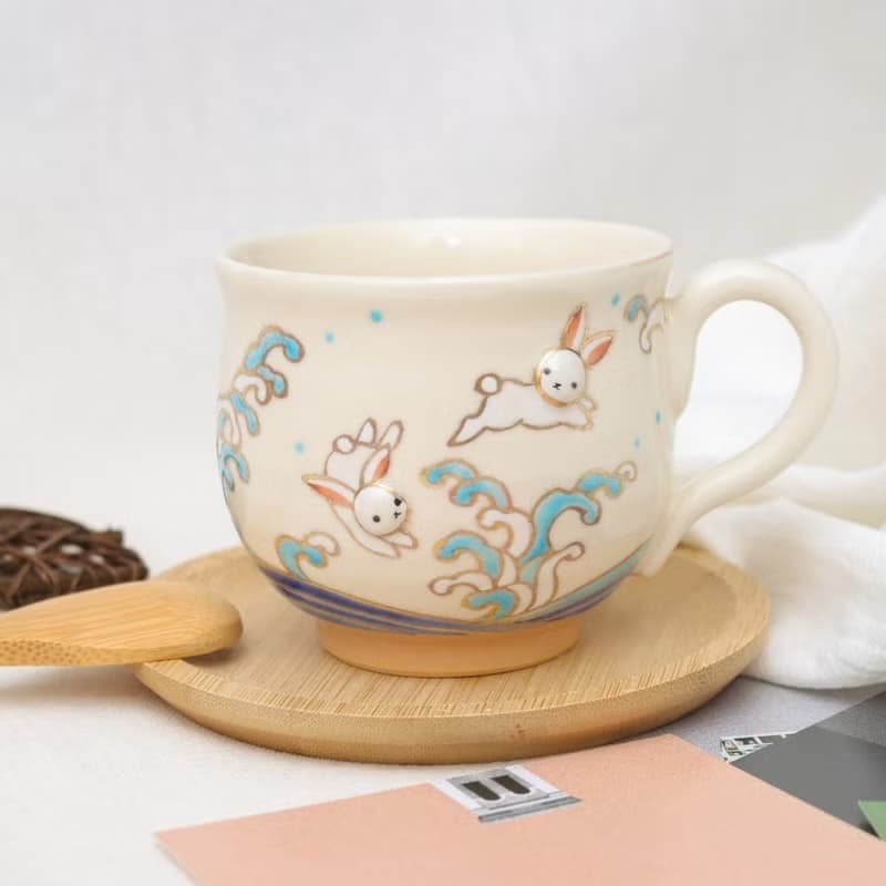京燒立體馬克杯 - 波兔