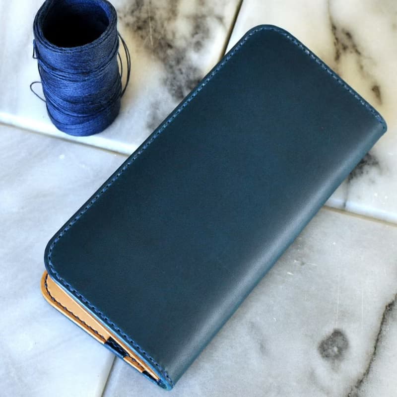 シンプルな長財布B　No.7　ブッテーロ