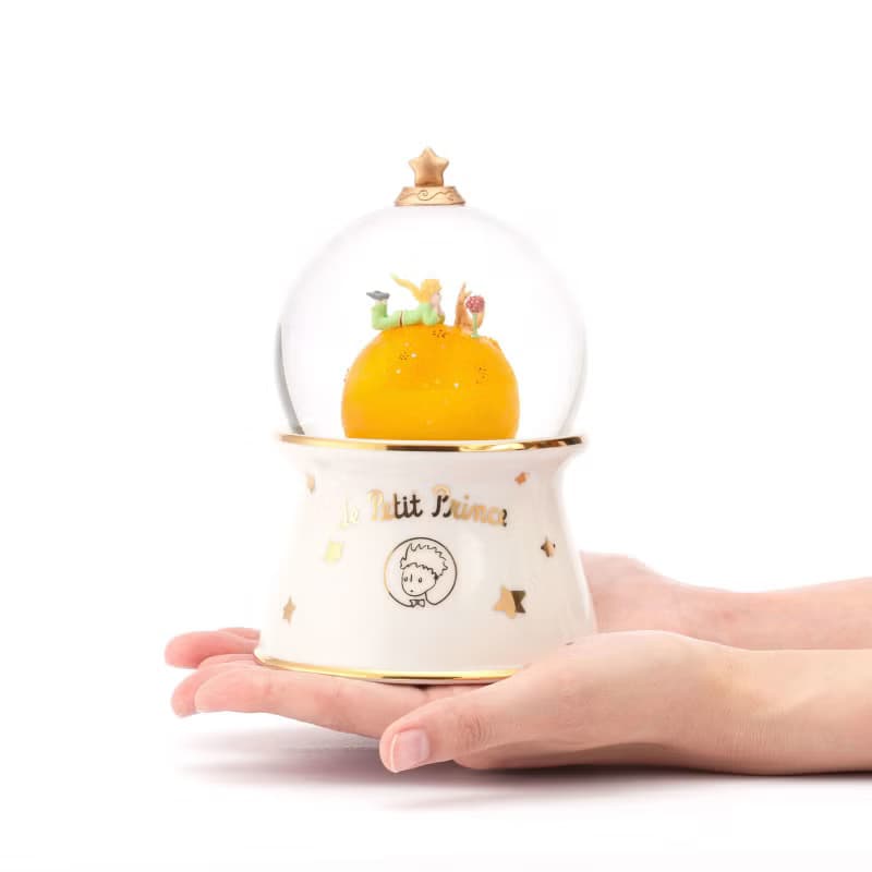 小王子-B612星球 水晶球音樂盒 生日禮物情人禮物聖誕
