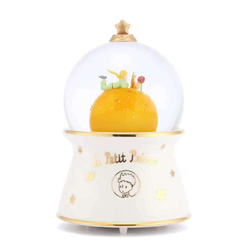 小王子-B612星球 水晶球音樂盒 生日禮物情人禮物聖誕