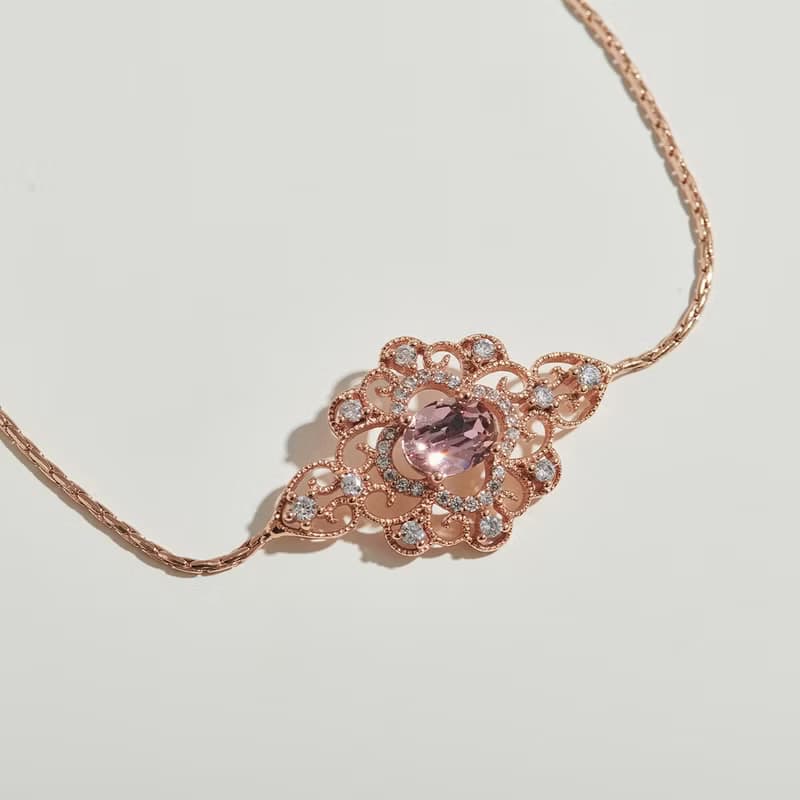 FILIGREE古典菱花手鍊 (共三色)