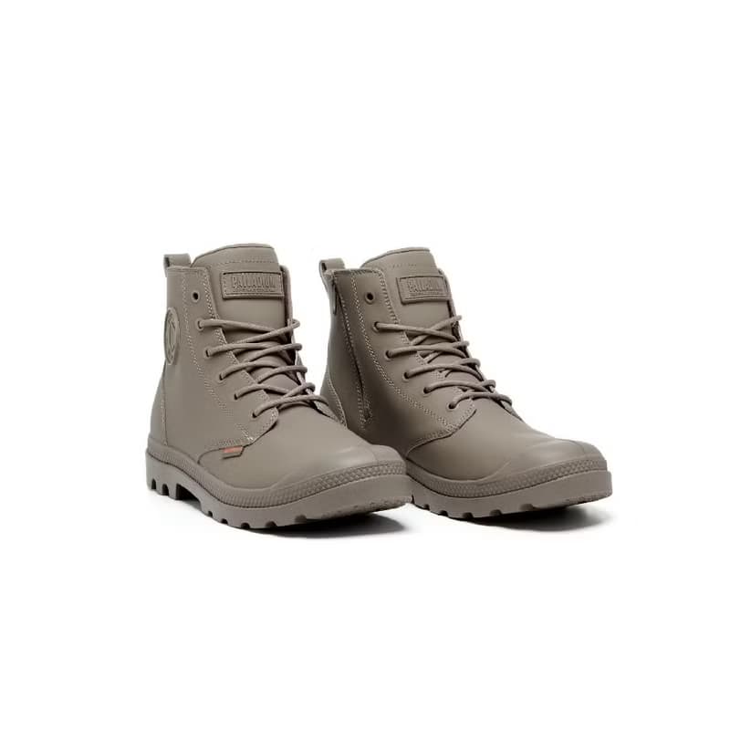 PALLADIUM COATED ZIP 金級皮革橘標拉鍊防水靴74069