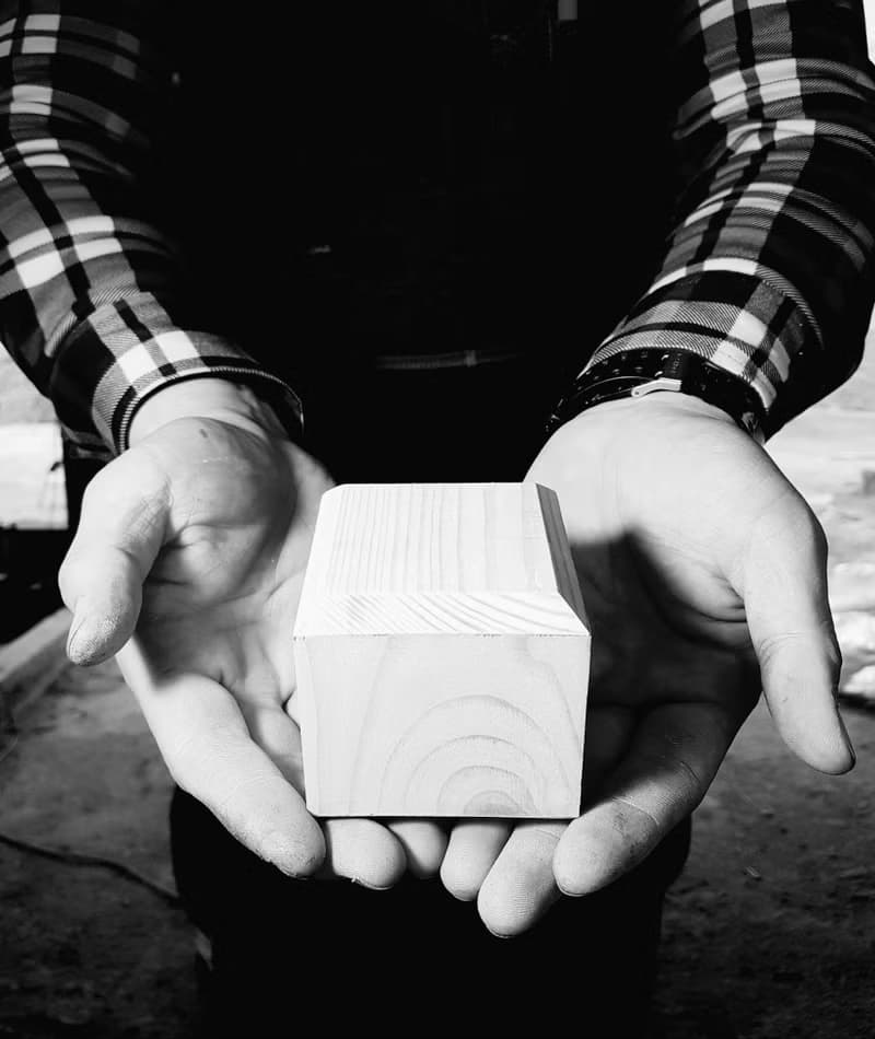 紅橡木冷夜極光木戒