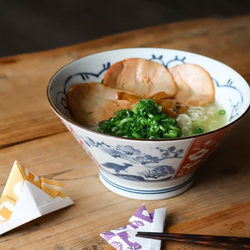 日本美濃燒 - 江戶良緣龍反口丼碗 (19cm)