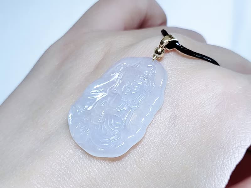 【親翠】天然翡翠 冰膠隨型寶寶觀音 佛系