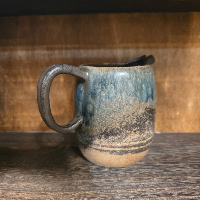 柴燒陶絞泥紋 / 奶壺 / 把手茶海 / 公道杯 / 勻杯