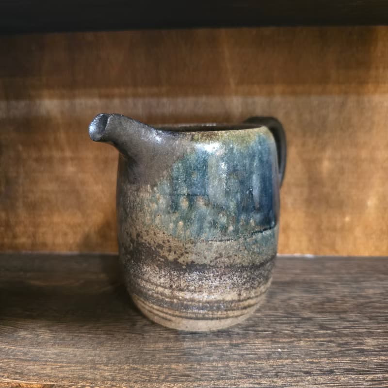 柴燒陶絞泥紋 / 奶壺 / 把手茶海 / 公道杯 / 勻杯