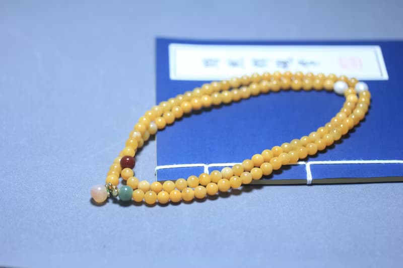【水蜜桃手鏈】天然黃龍玉6mm 圓珠 甜蜜蜜手串送禮女款