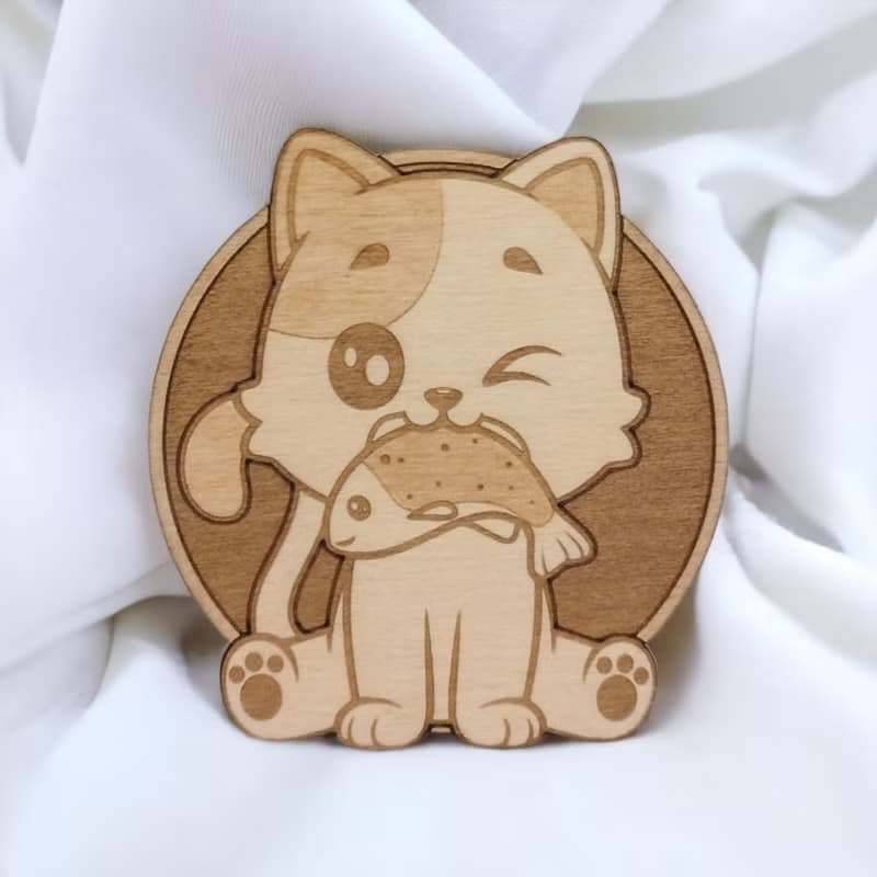 Cute Animals Wooden Coaster Set – Adorable Animal Designs - Safari Theme