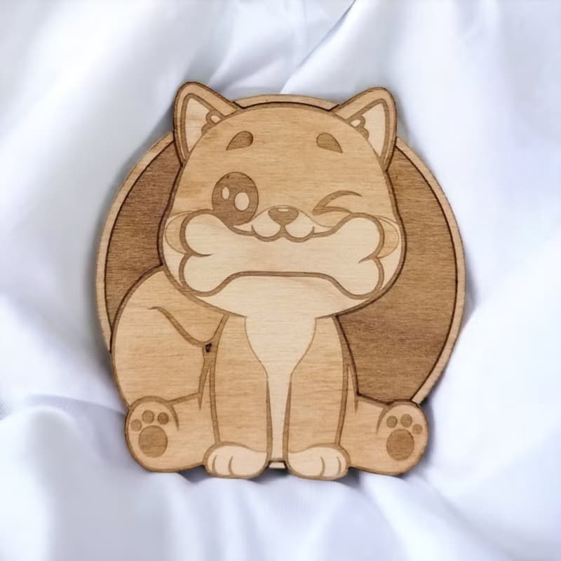 Cute Animals Wooden Coaster Set – Adorable Animal Designs - Safari Theme