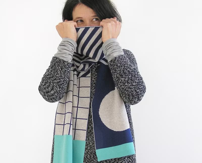 Merino wool scarf for him or her. Best quality scarves with super trendy designs