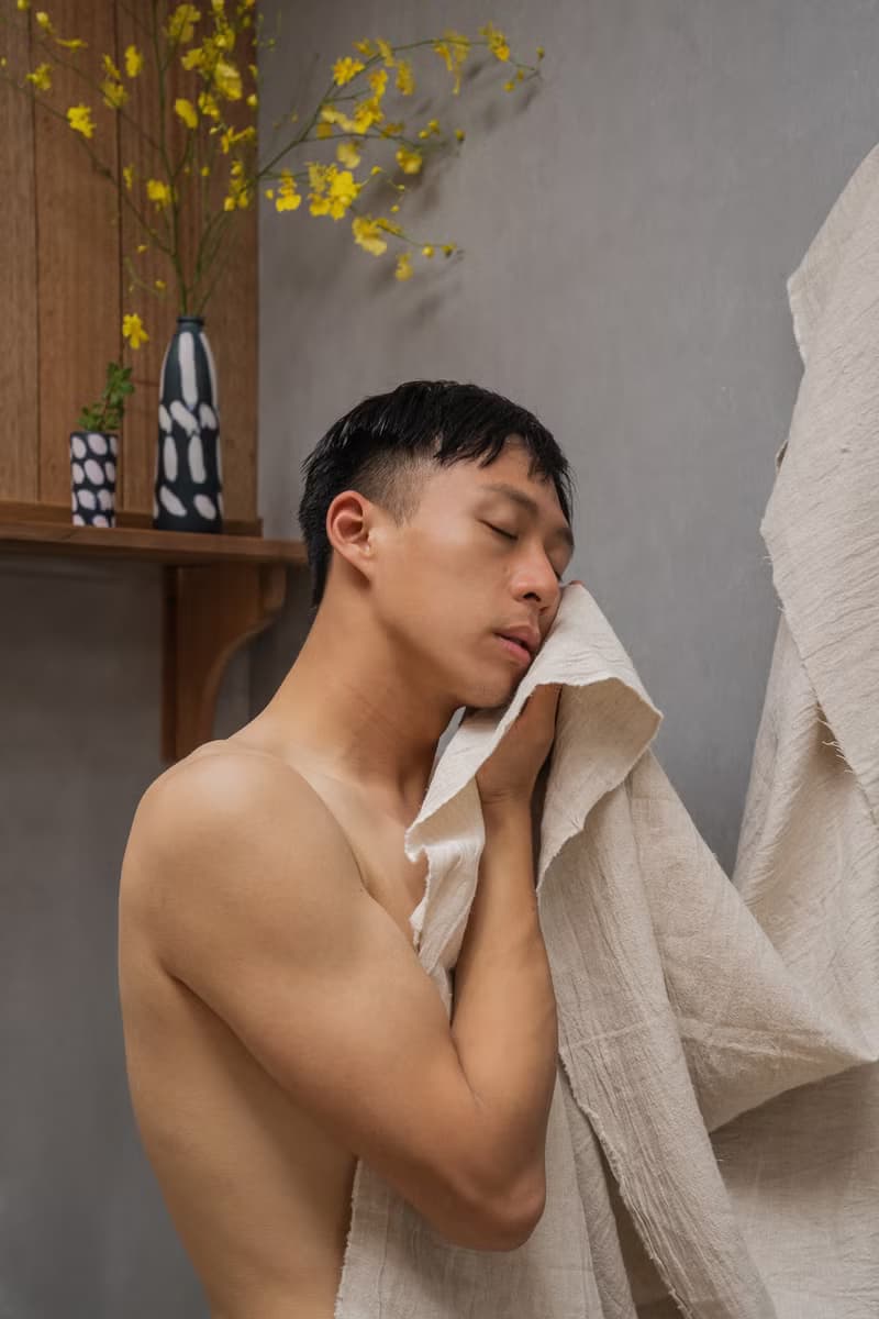 天然大麻-不修邊幅舒爽浴巾