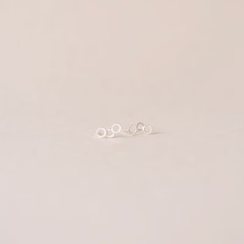 サークルパターンピアス / イヤリングクリップ