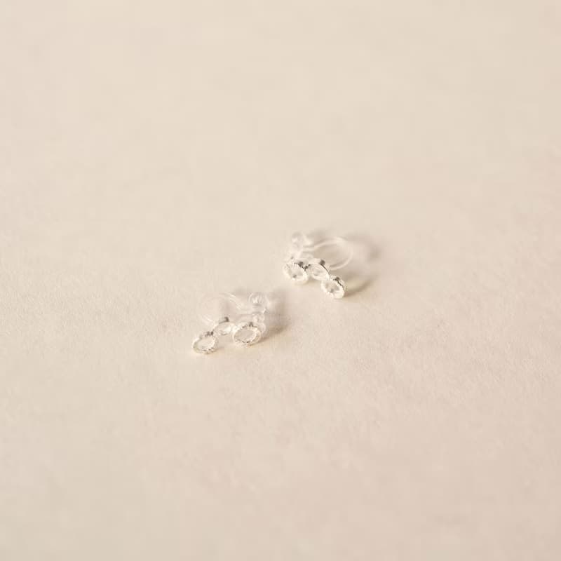 サークルパターンピアス / イヤリングクリップ