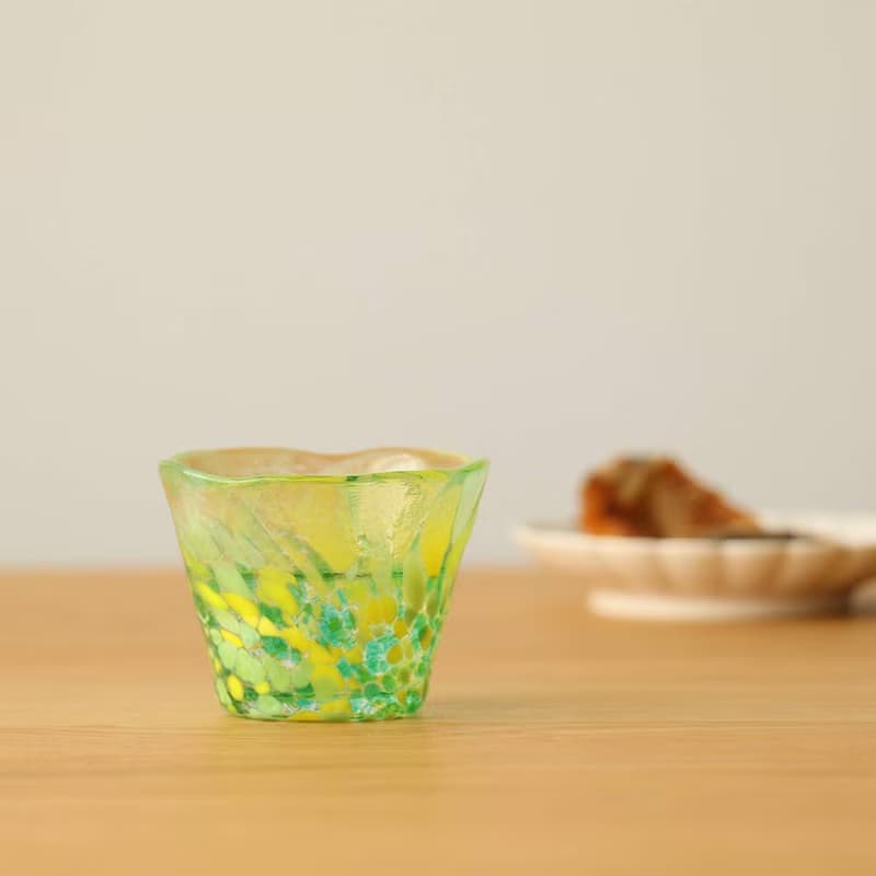 日本津輕 手作琉璃清酒杯50ml / 共2款